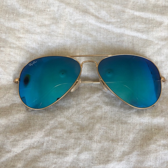 Ray-Ban Aviator Flash Lenses Blue Flash main image 5